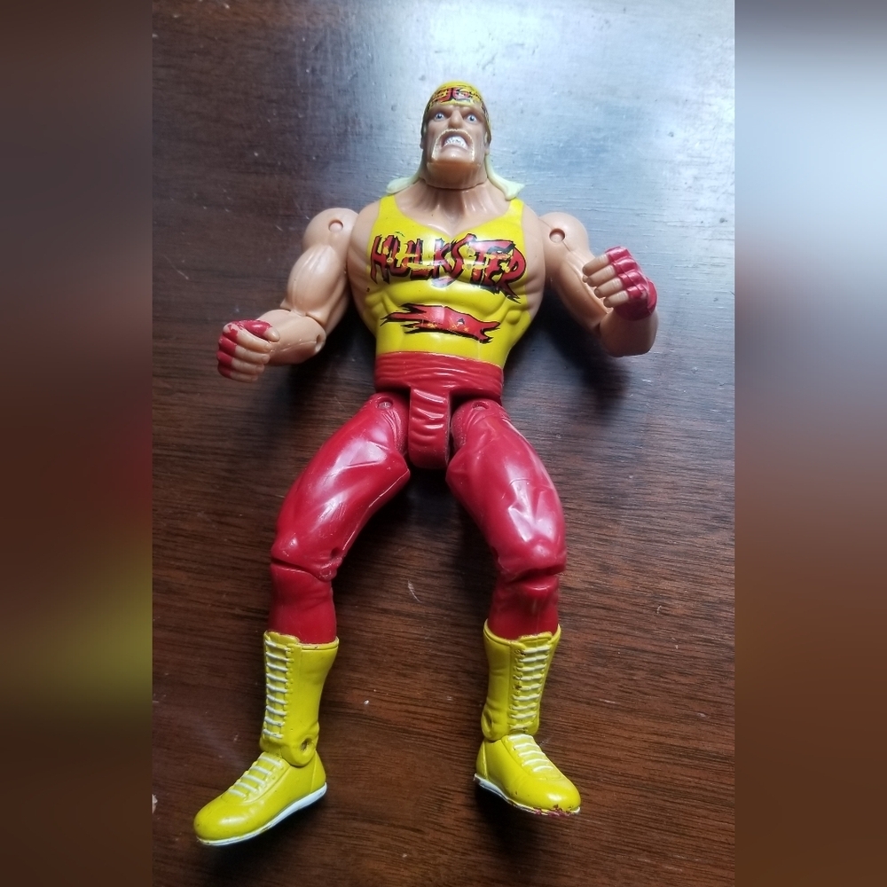 1999 WCW Hulk Hogan Action Figure Good Used Condition